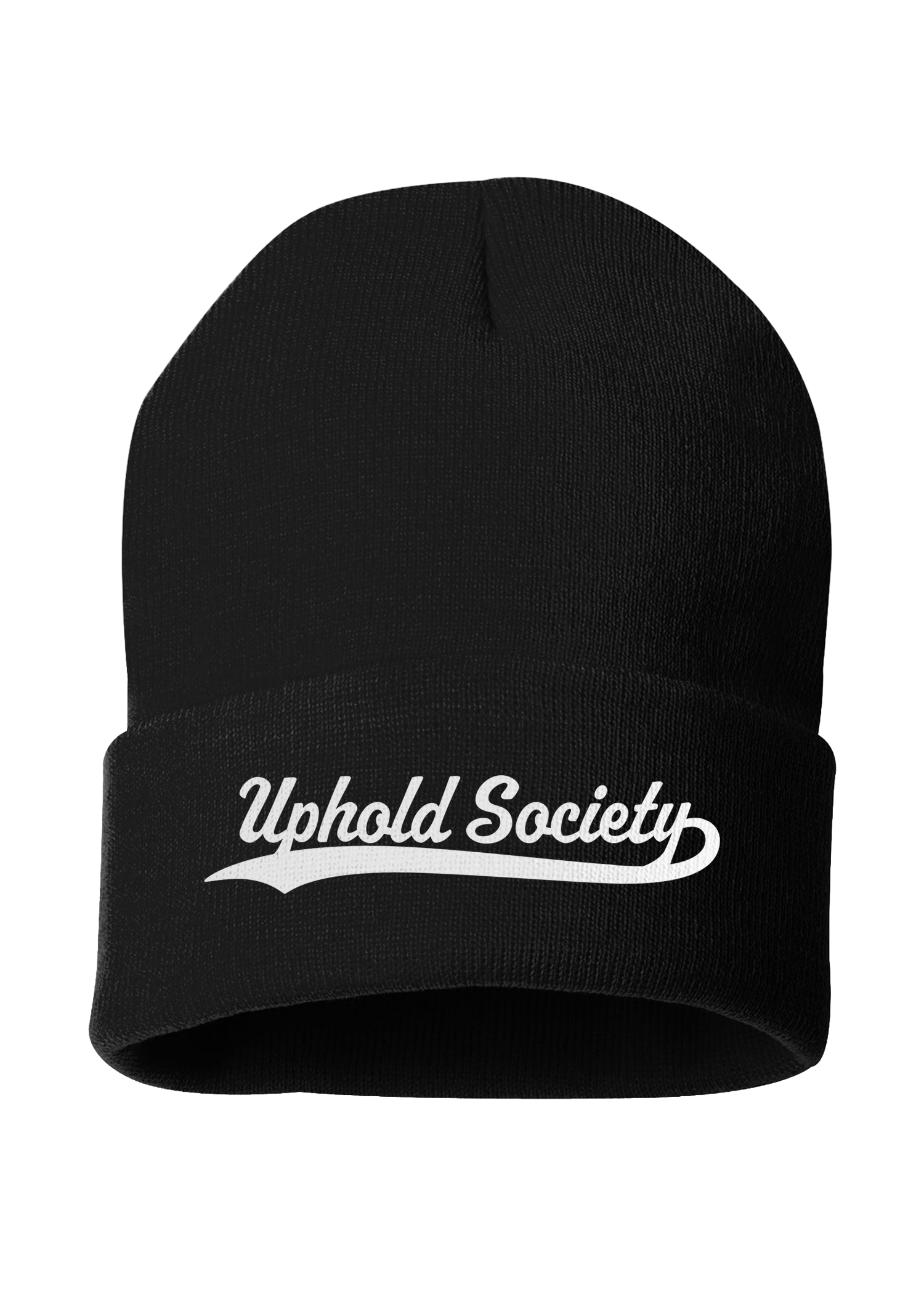 UPHOLD SOCIETY EMBROIDERED BEANIE