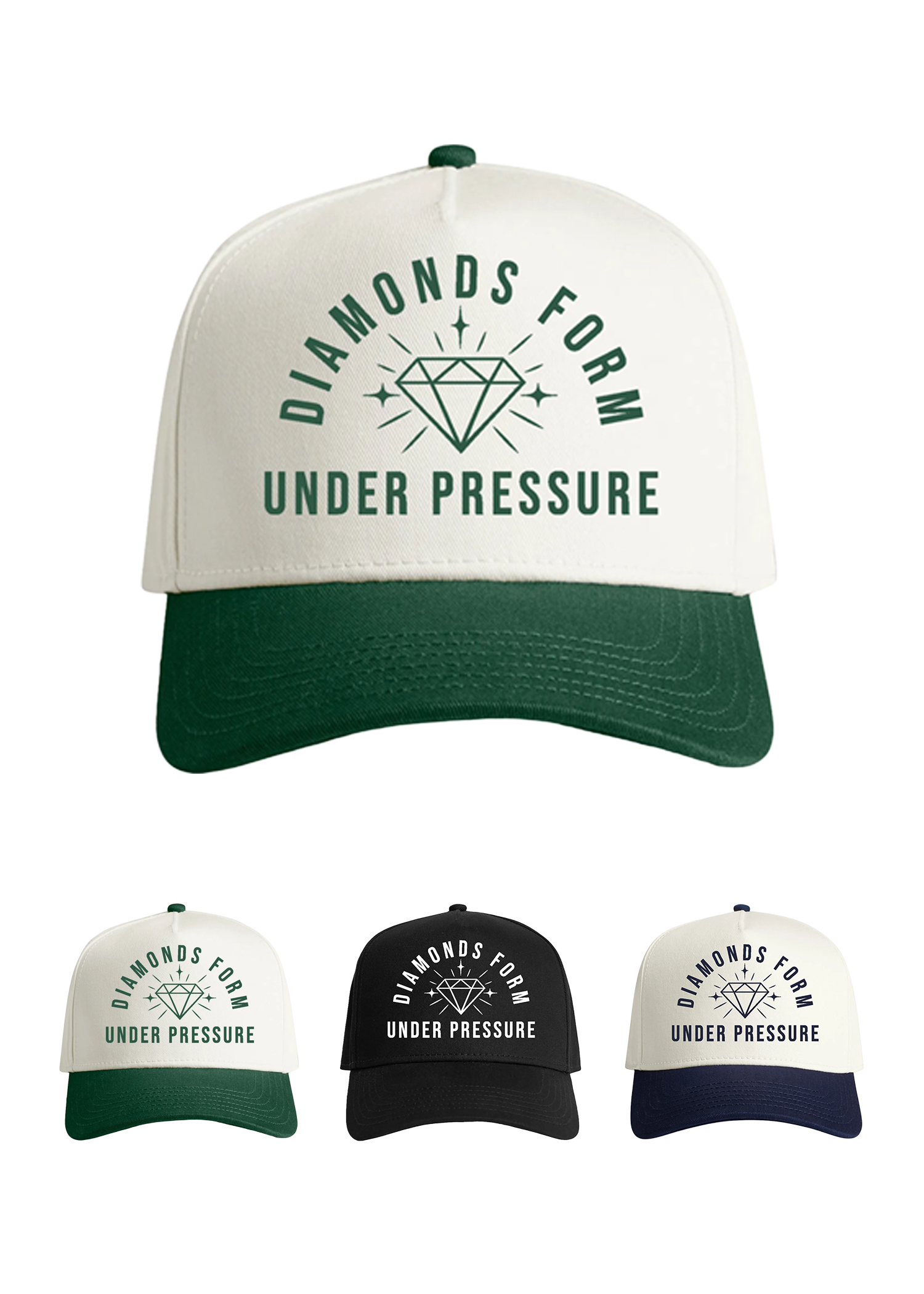 DIAMONDS FORM UNDER PRESSURE HAT